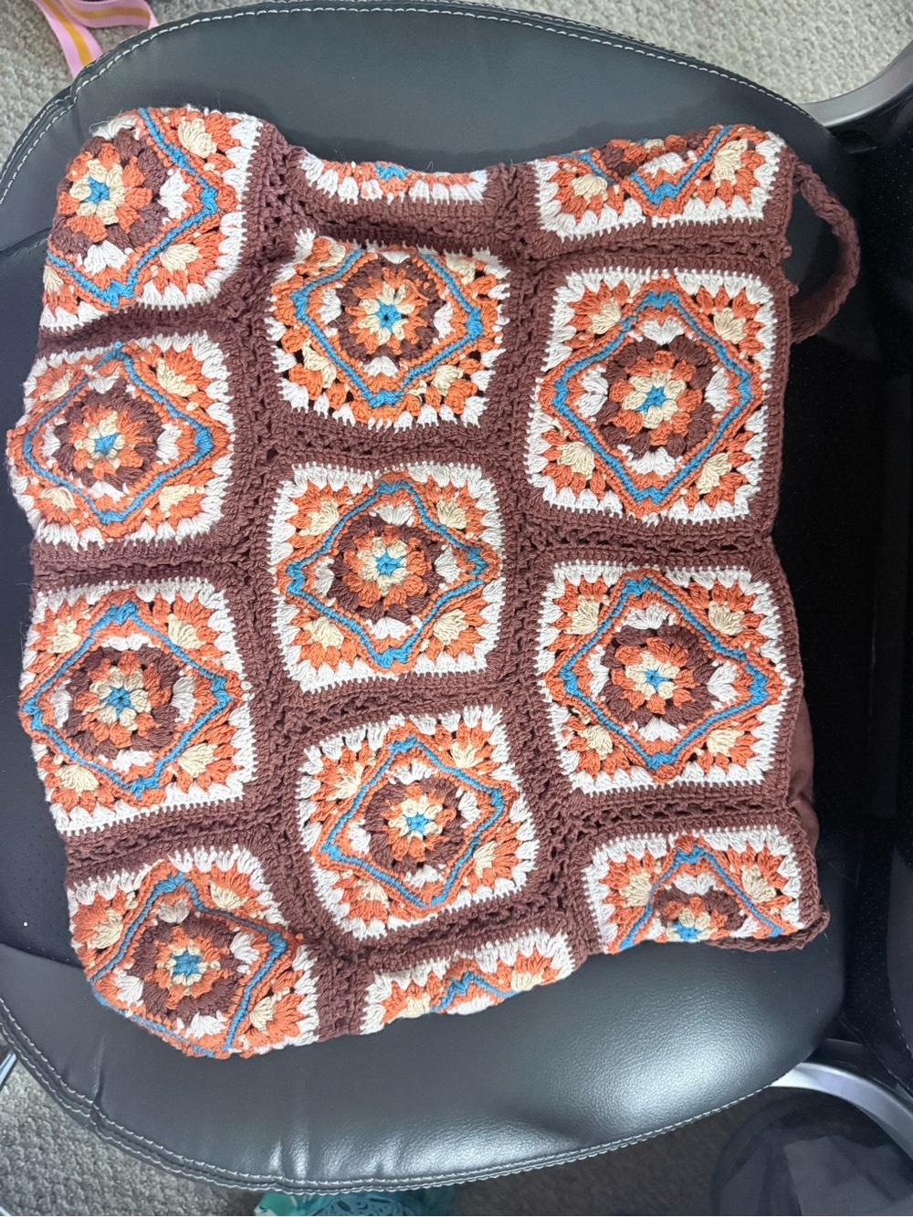 Free people catch me crochet hobo bag